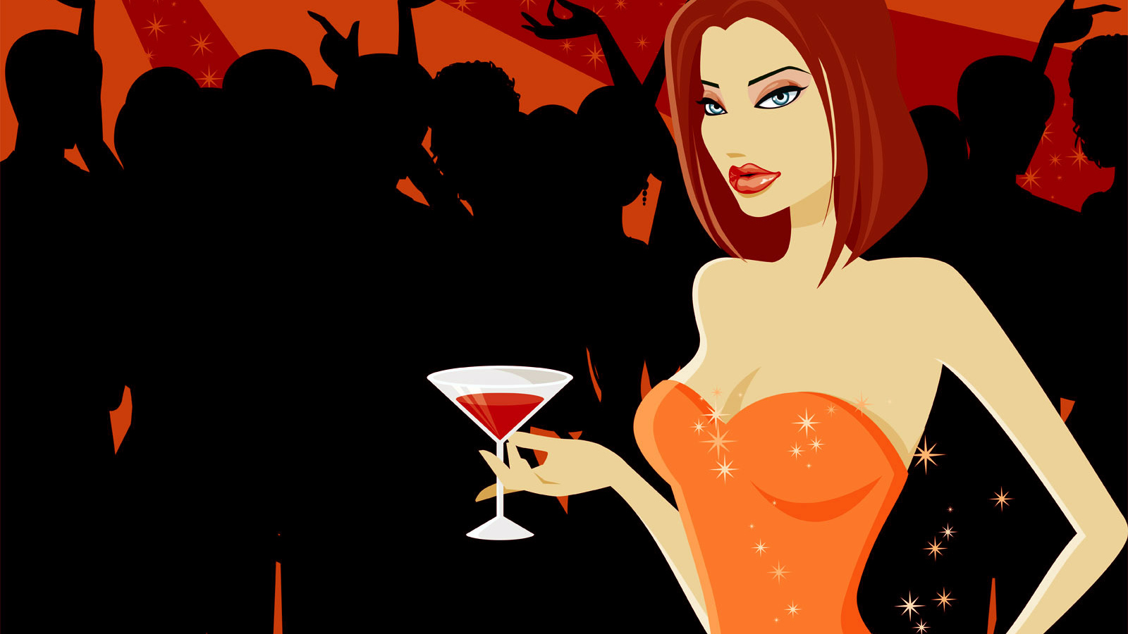 Девушка на вечеринке