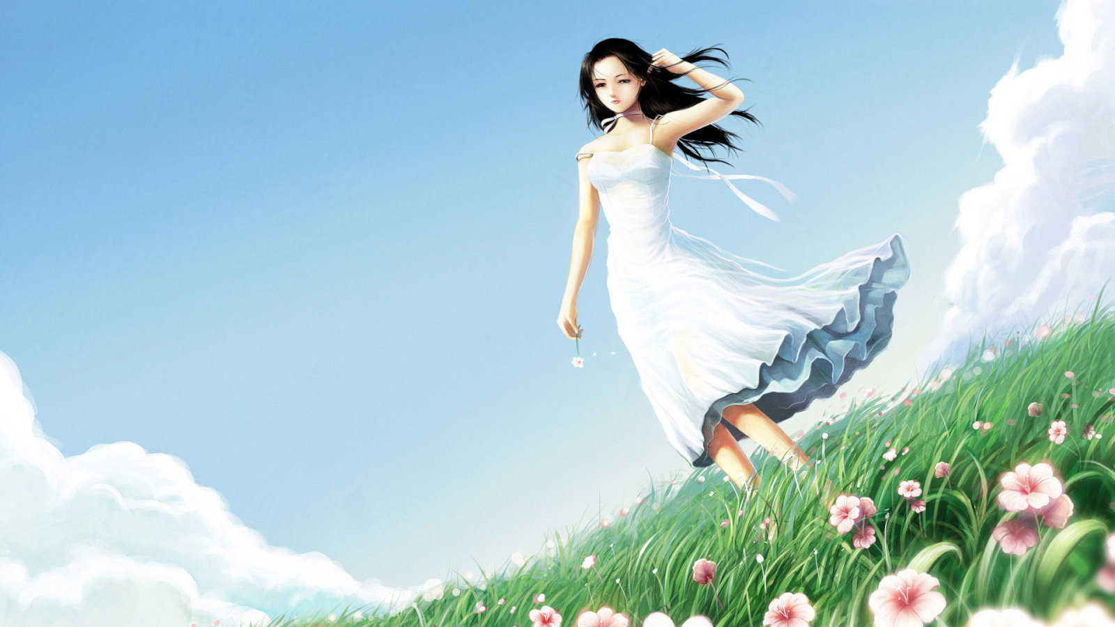 Девушка в поле