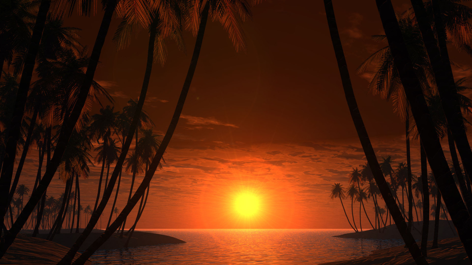 Красивый закат