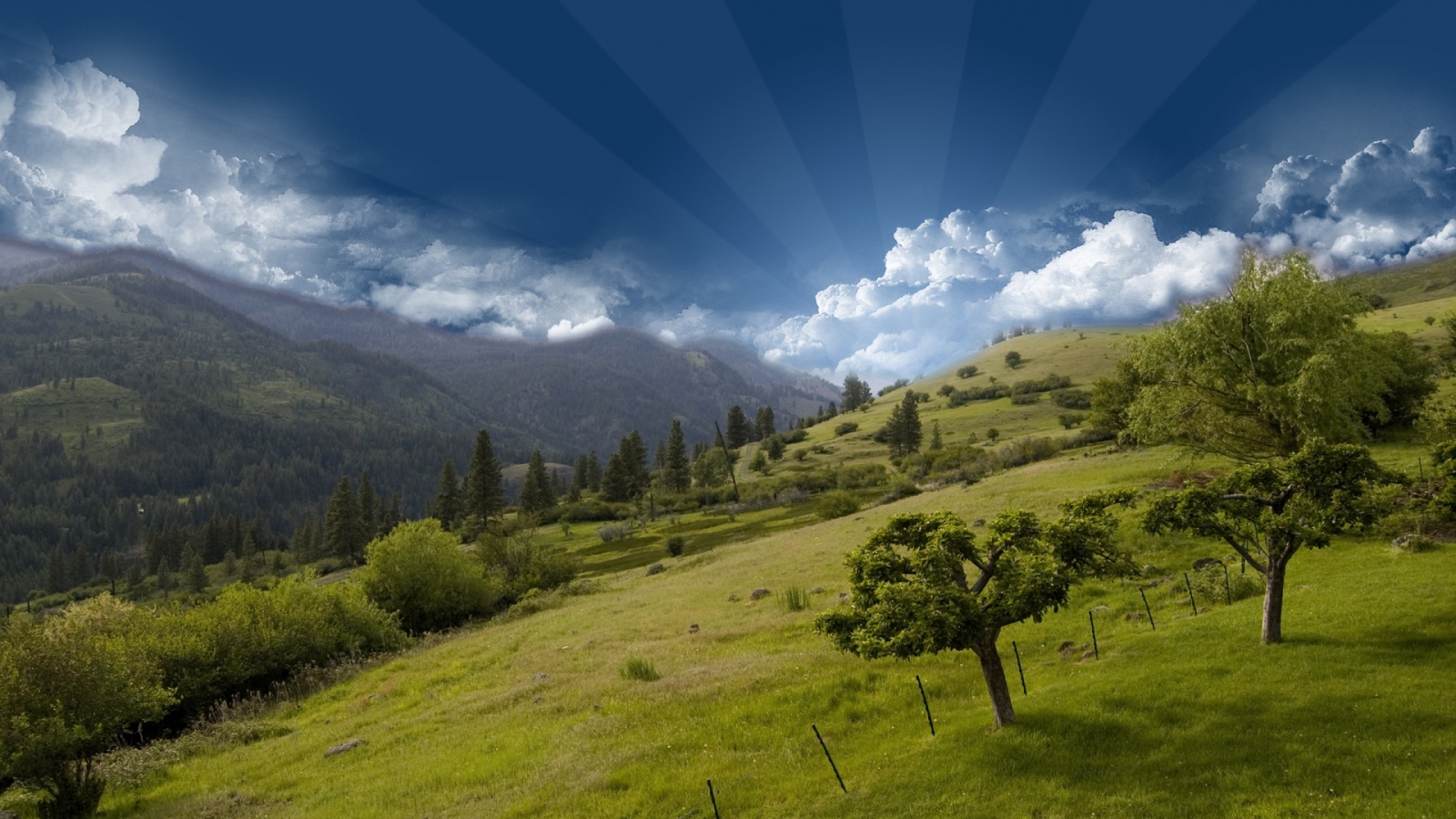 Небо Горы Вершины