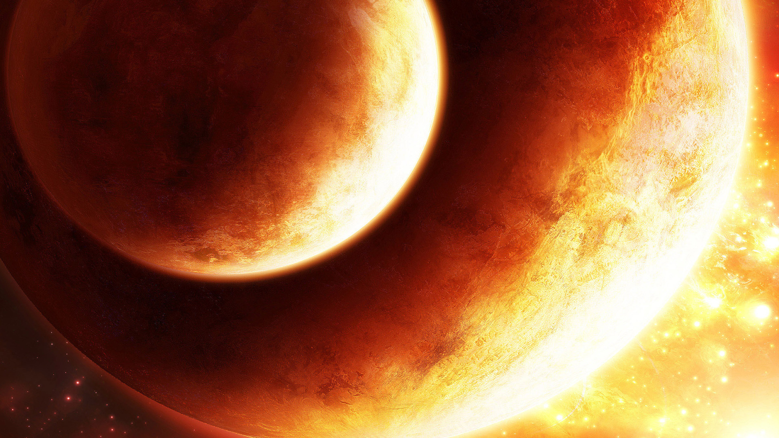 Близкая орбита двух планет