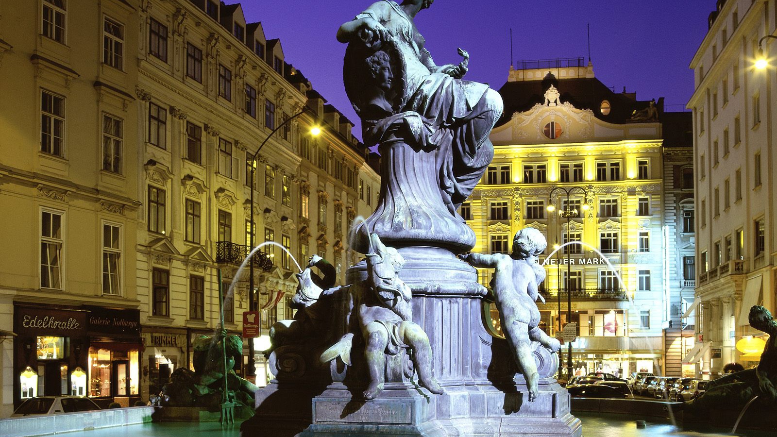 Фонтан Donnerbrunnen, Вена, Австрия