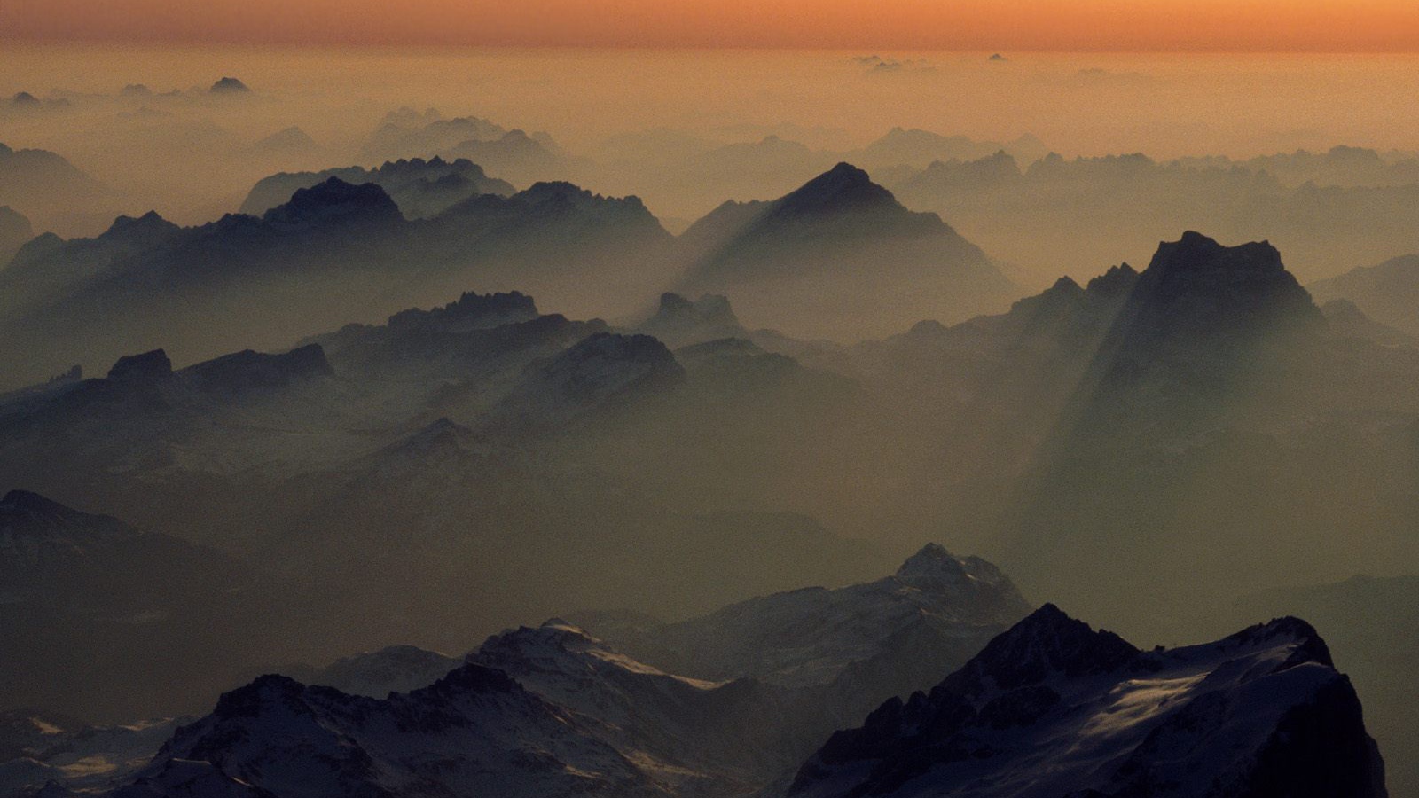 Туманные пики, Альпы, Австрия