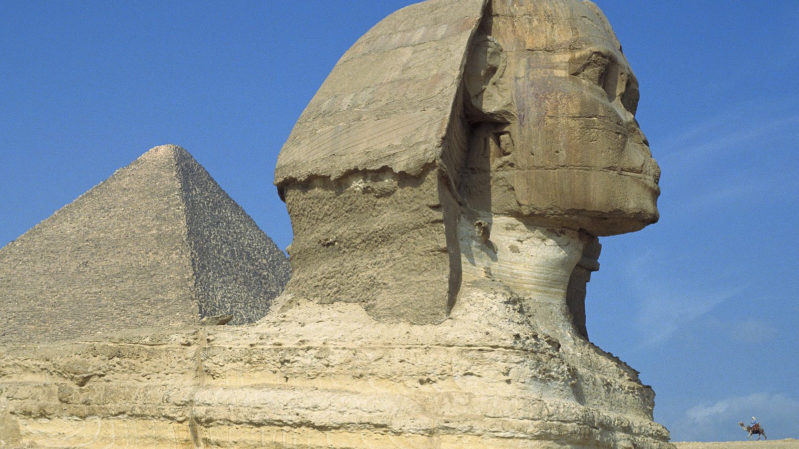 Сфинкс и Великая пирамиды, Каир