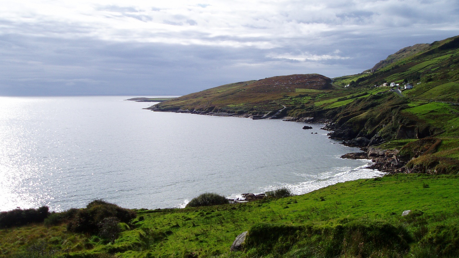 На побережье Ирландского озера
