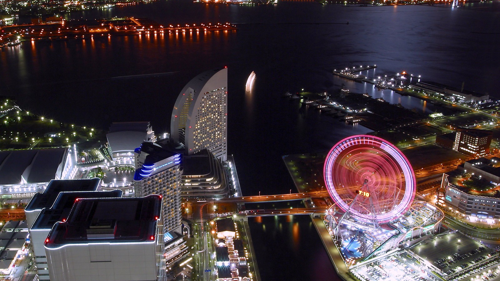 Японский ночной город