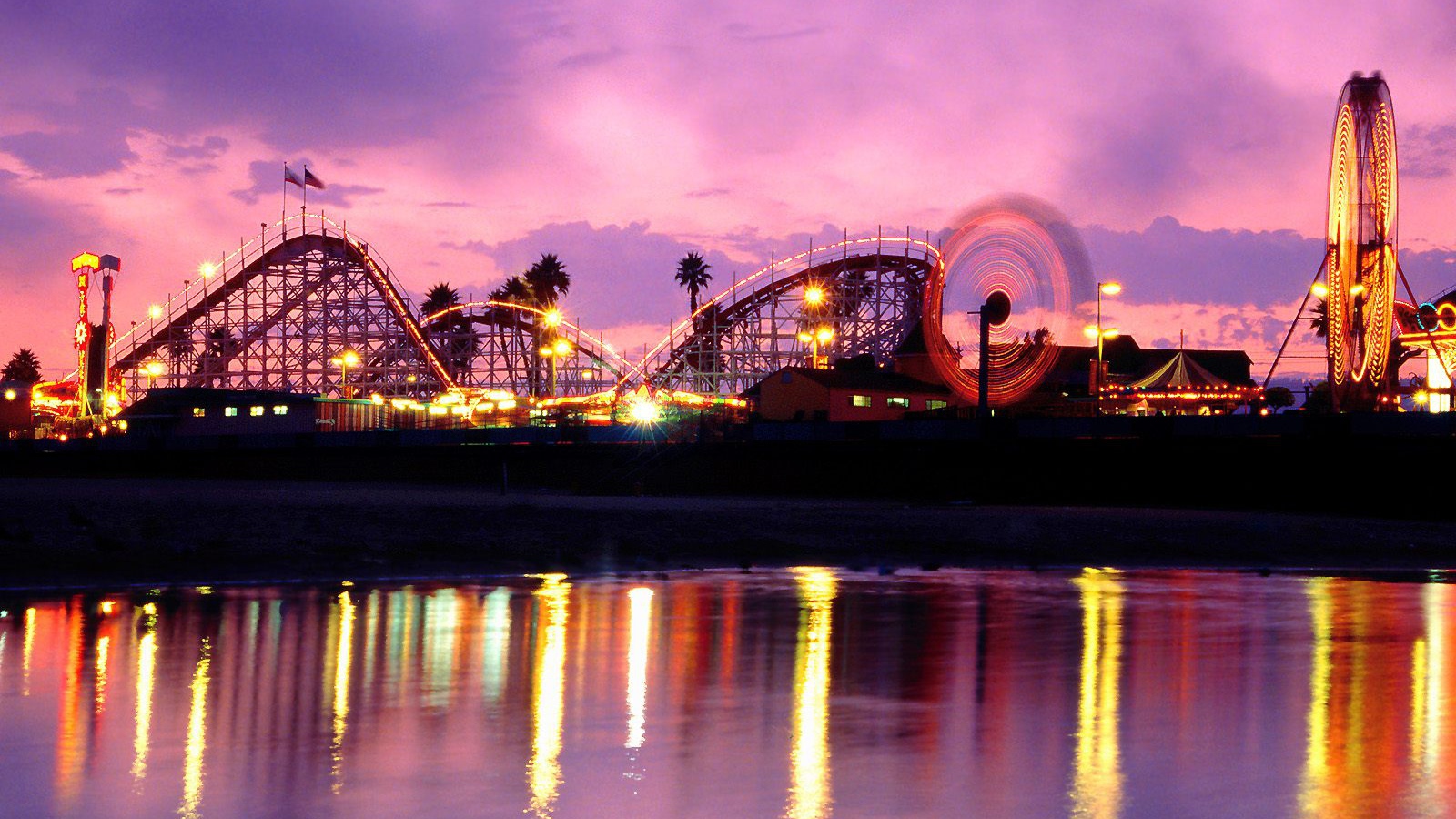 Летние Сумерки / Берег Санта-Круза / Калифорния / США