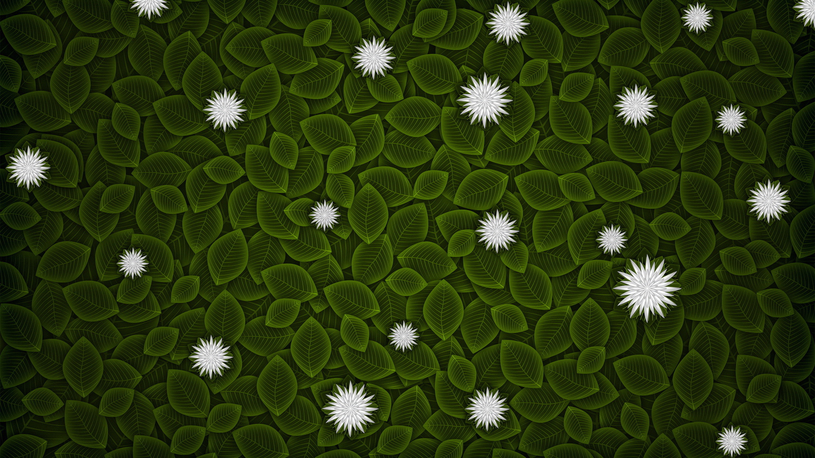 Текстура зеленых листьев