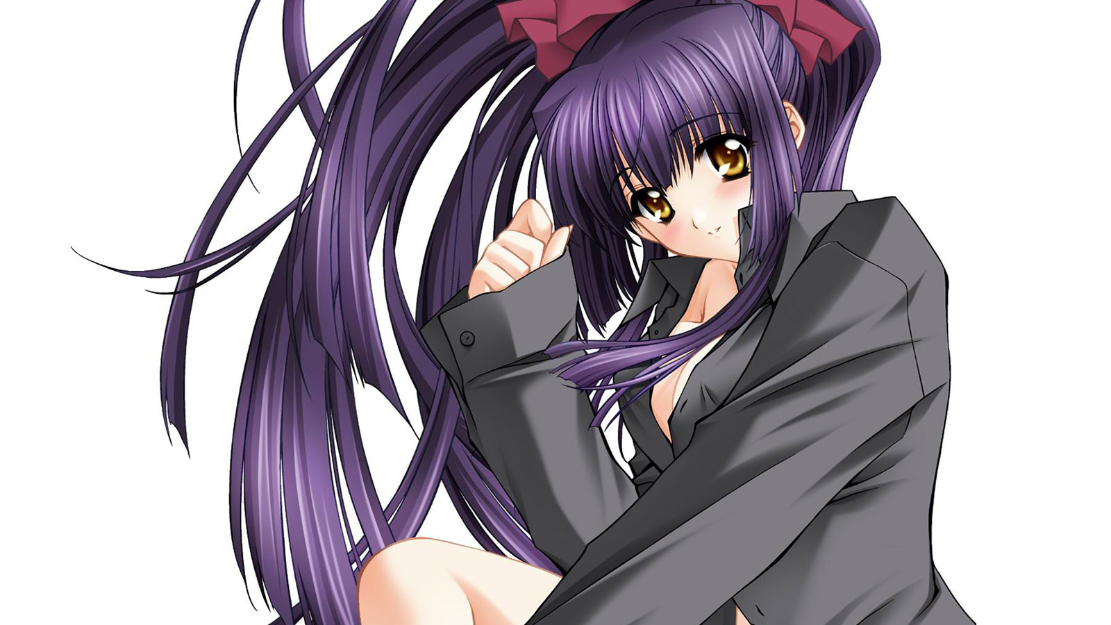 Девушка в костюме