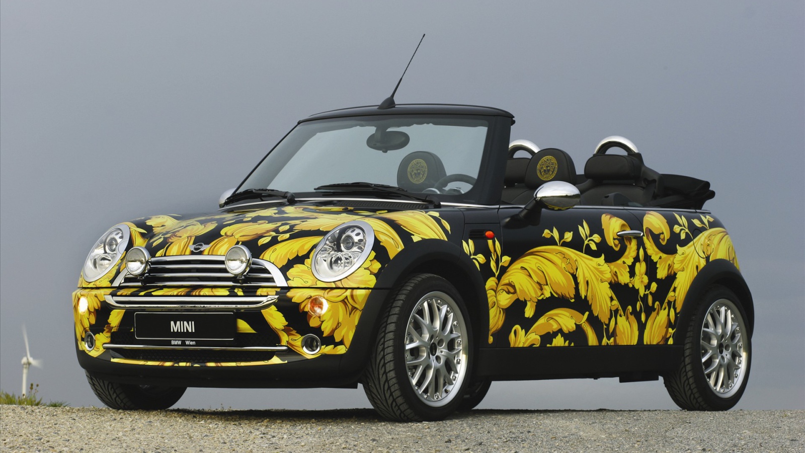 Мини Купер аэрография