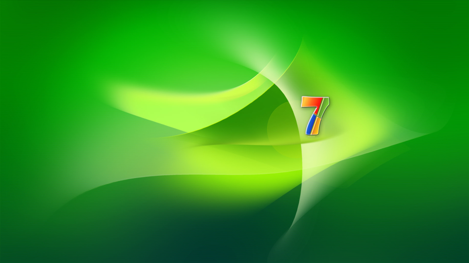 Windows 7 зелень