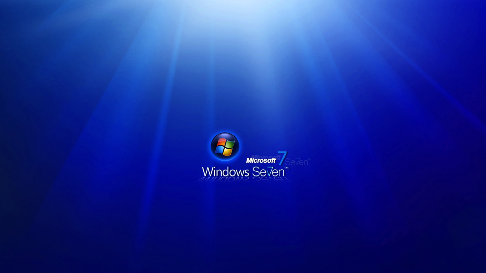 windows 7 blue