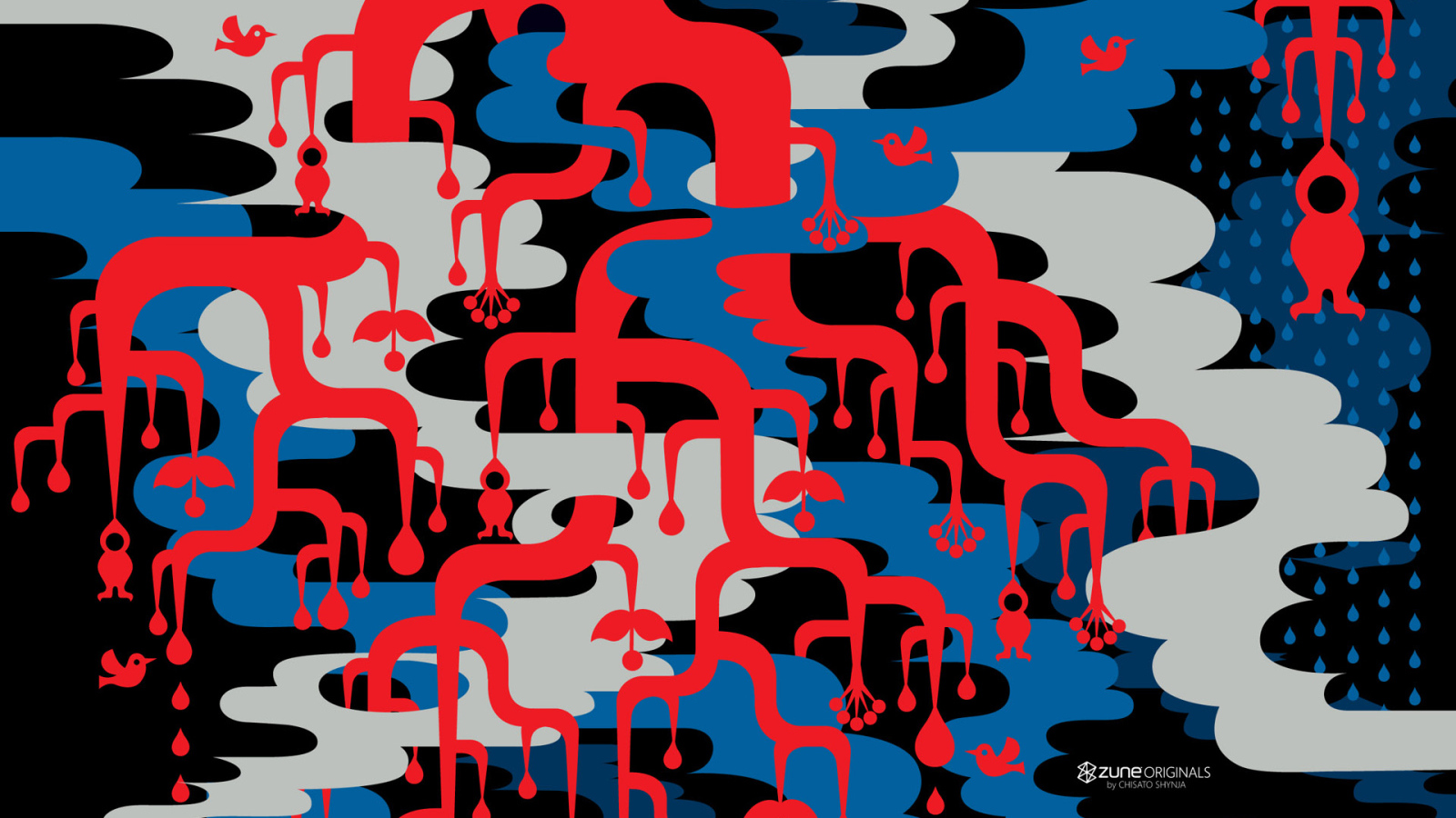 Дождь и молнии