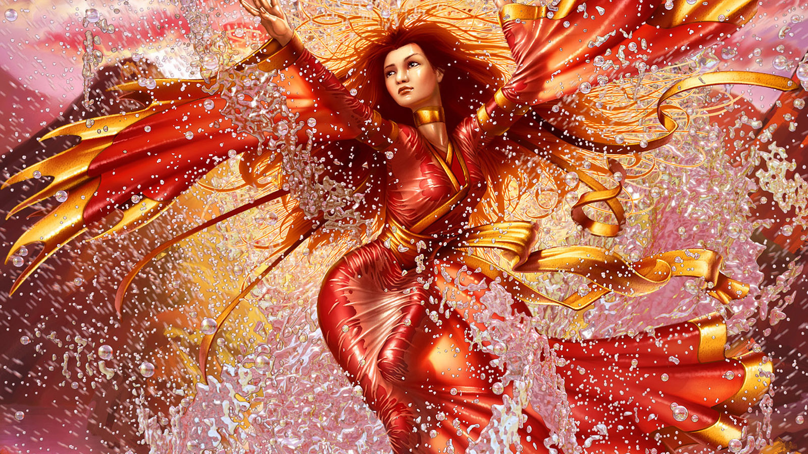 Танец в воде