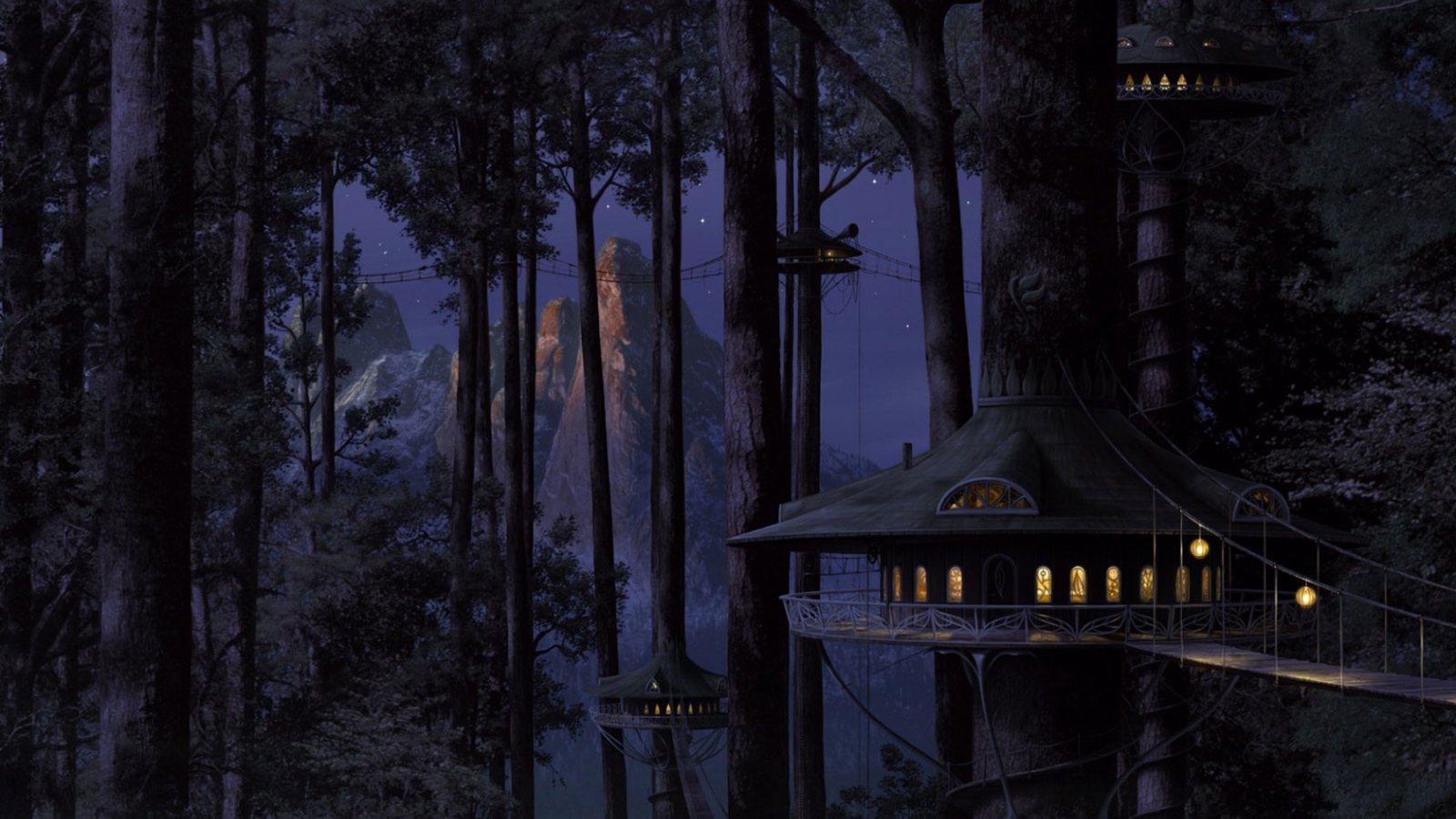 Дома лесных эльфов