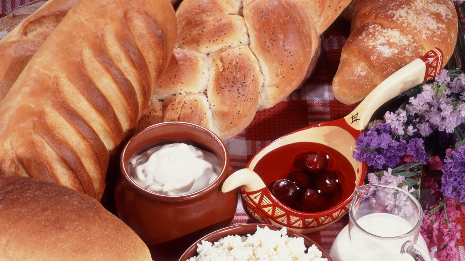 Булочки с творогом и сливками