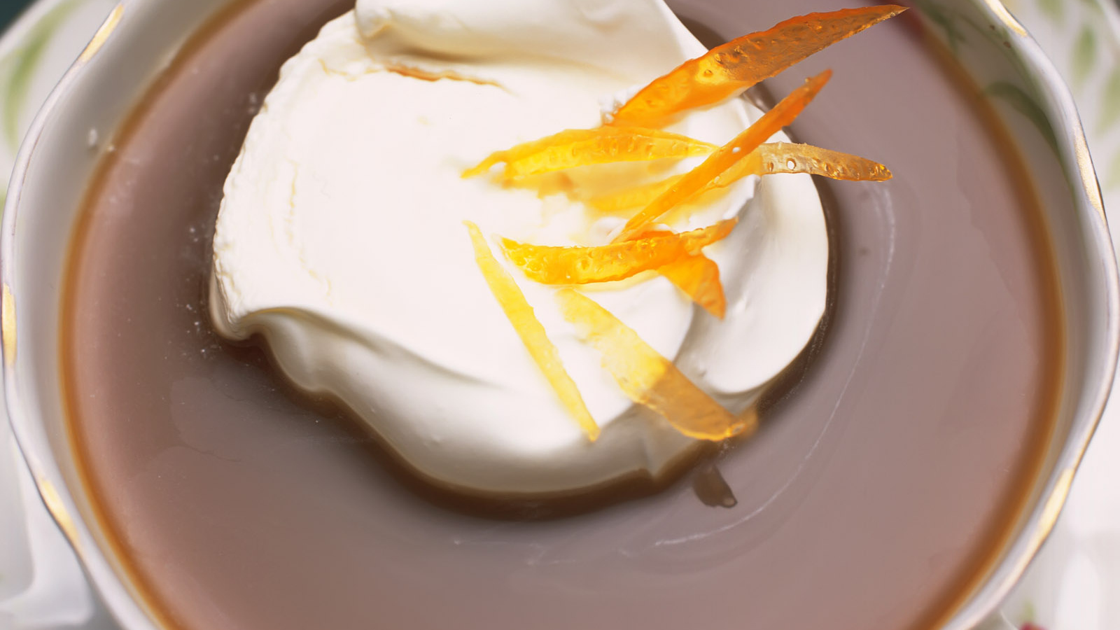 Чай со сливками