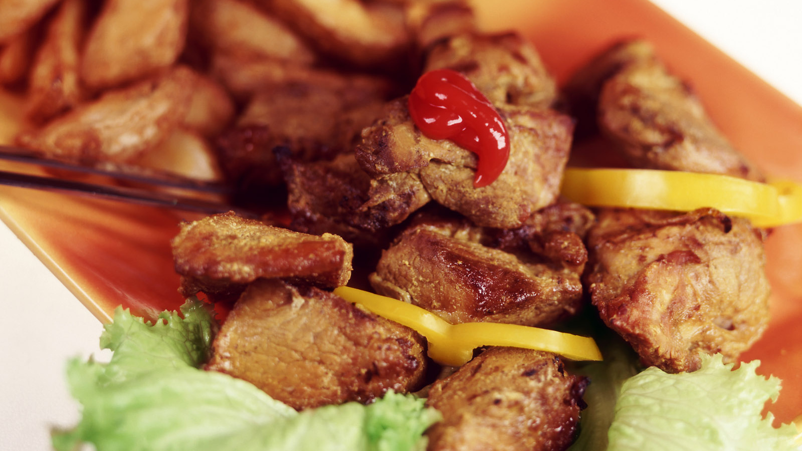 Хрустящие кусочки мяса