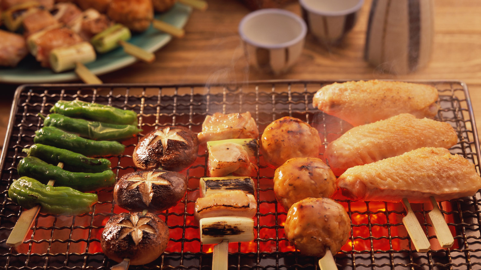 Мясо овощи барбекю