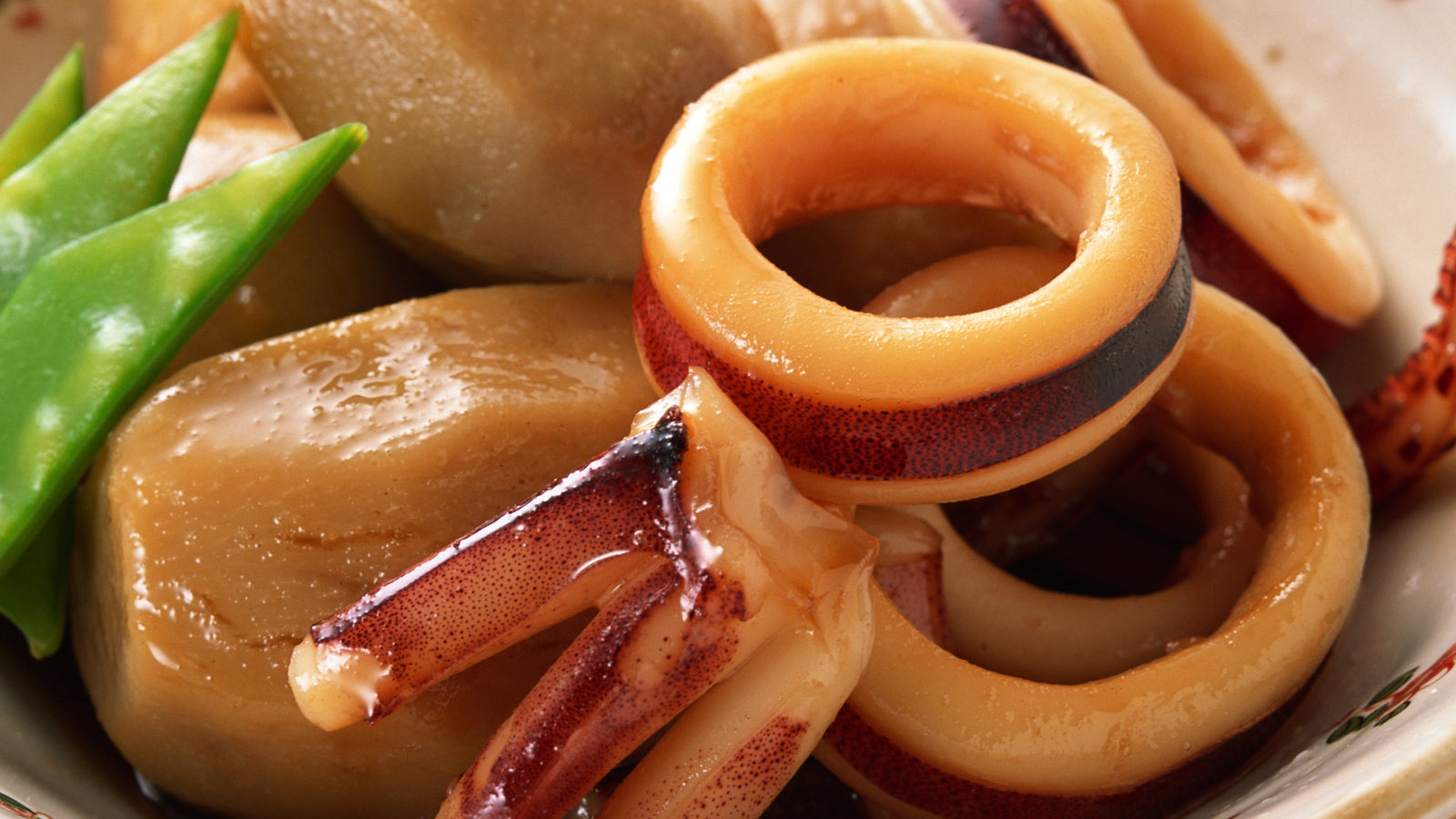 Кальмар с картошкой