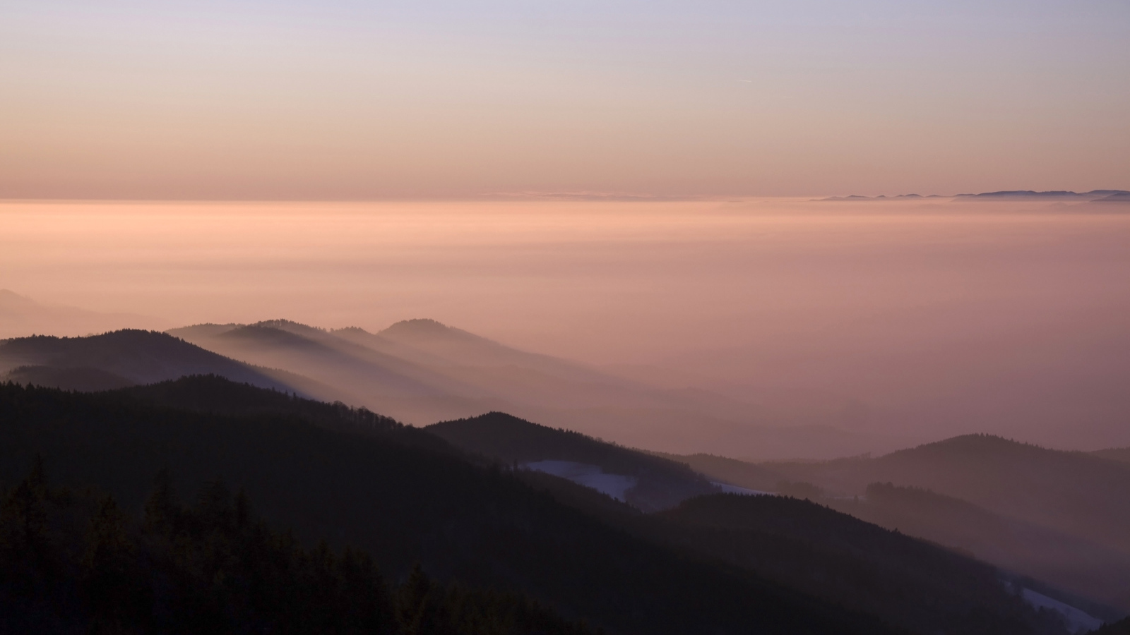 Вечер в горах