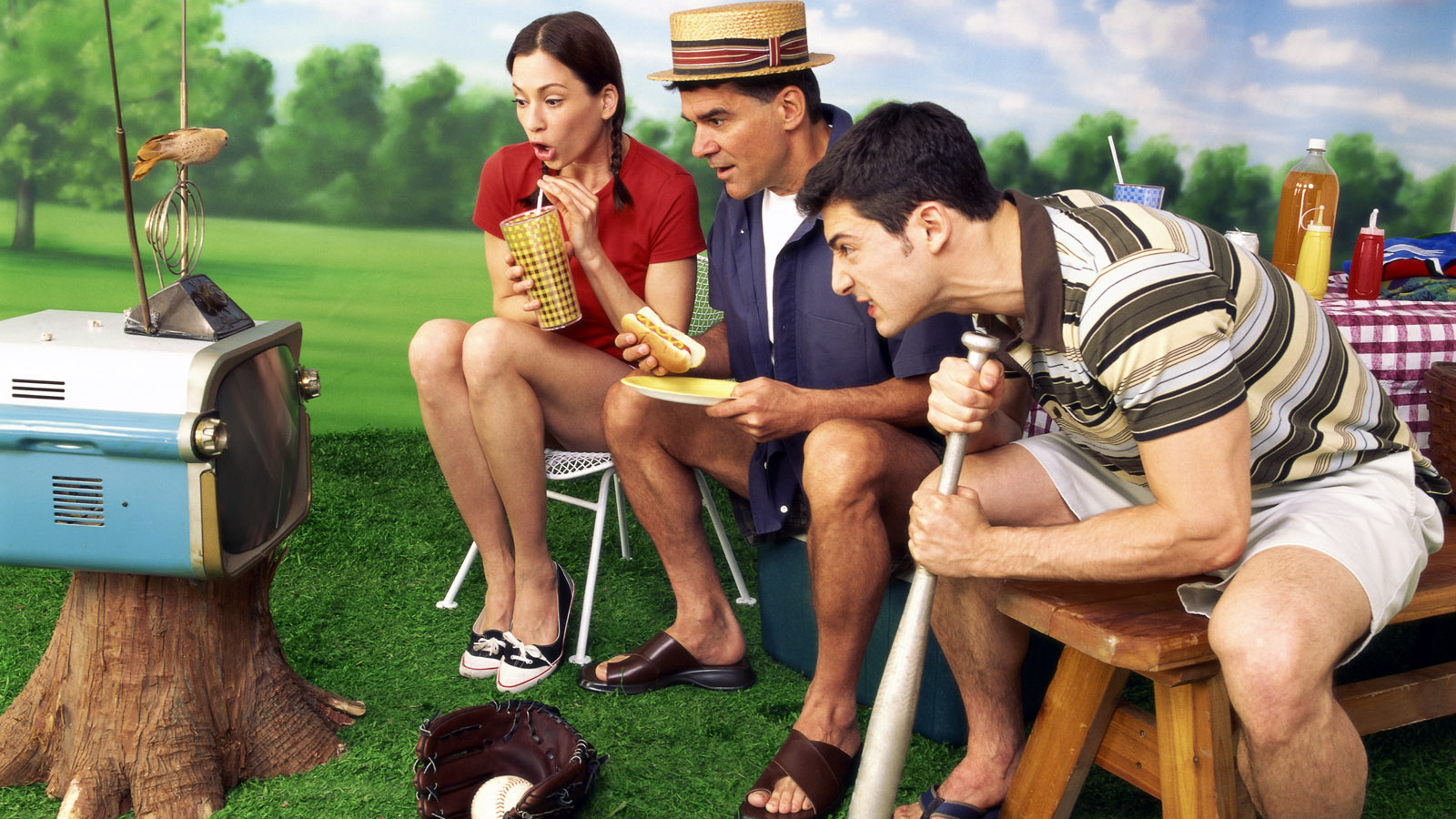 Развлечение у телевизора