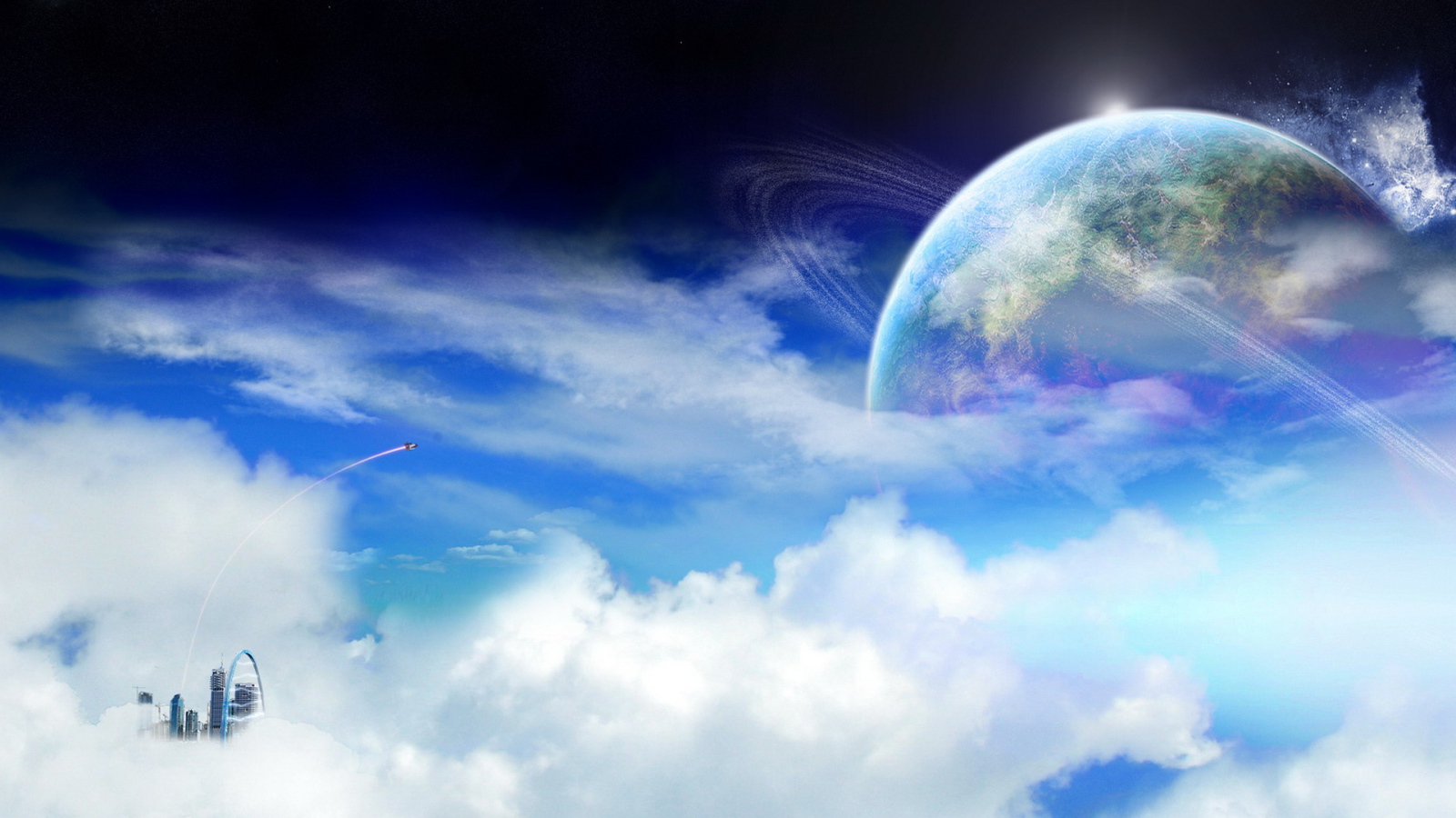 Город под облаками