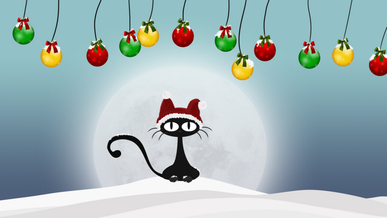 Праздничный кот