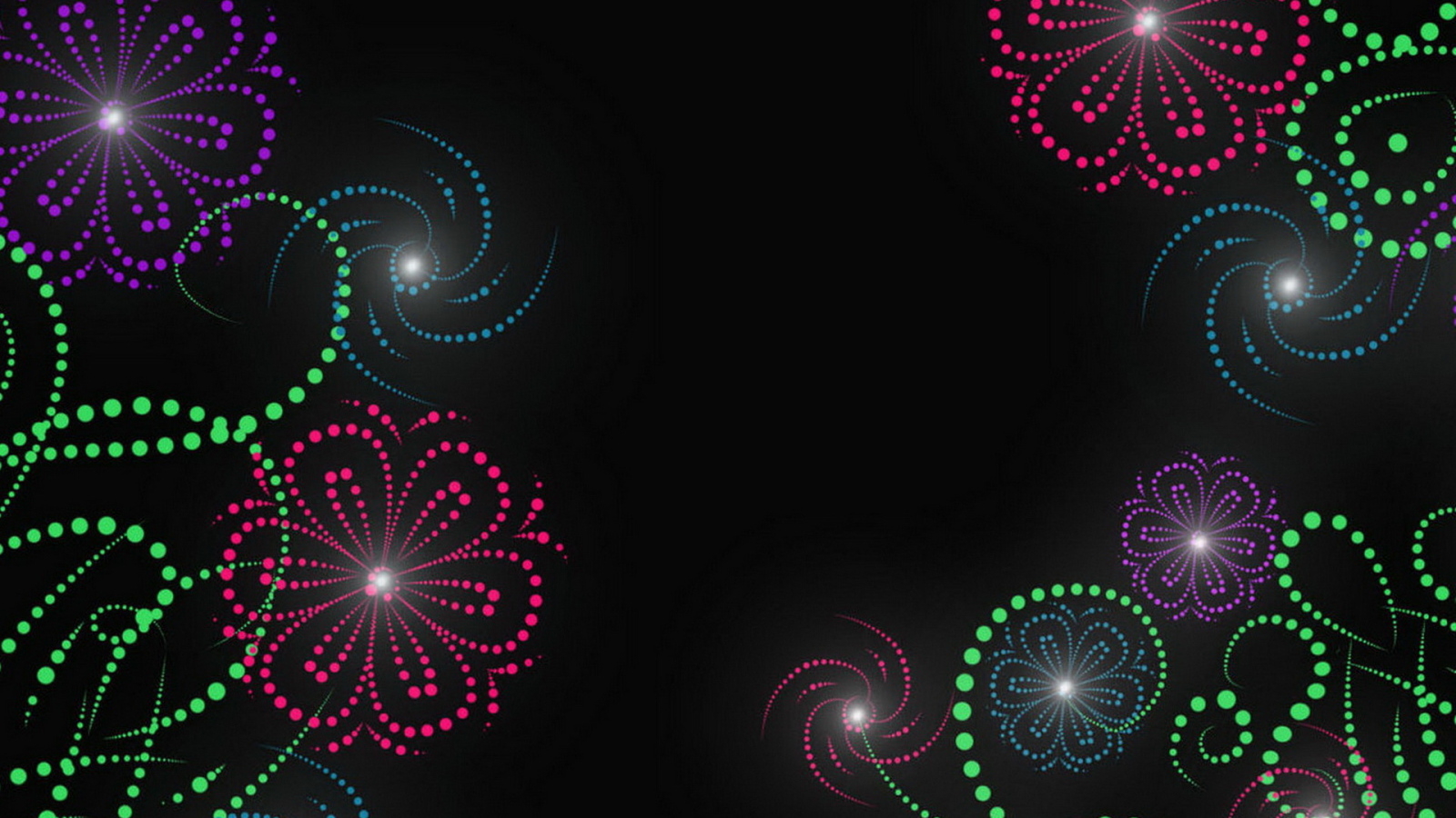 Цветы из света