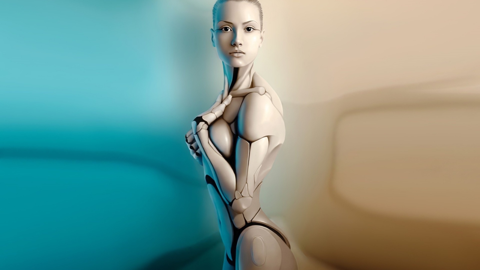 Девушка робот