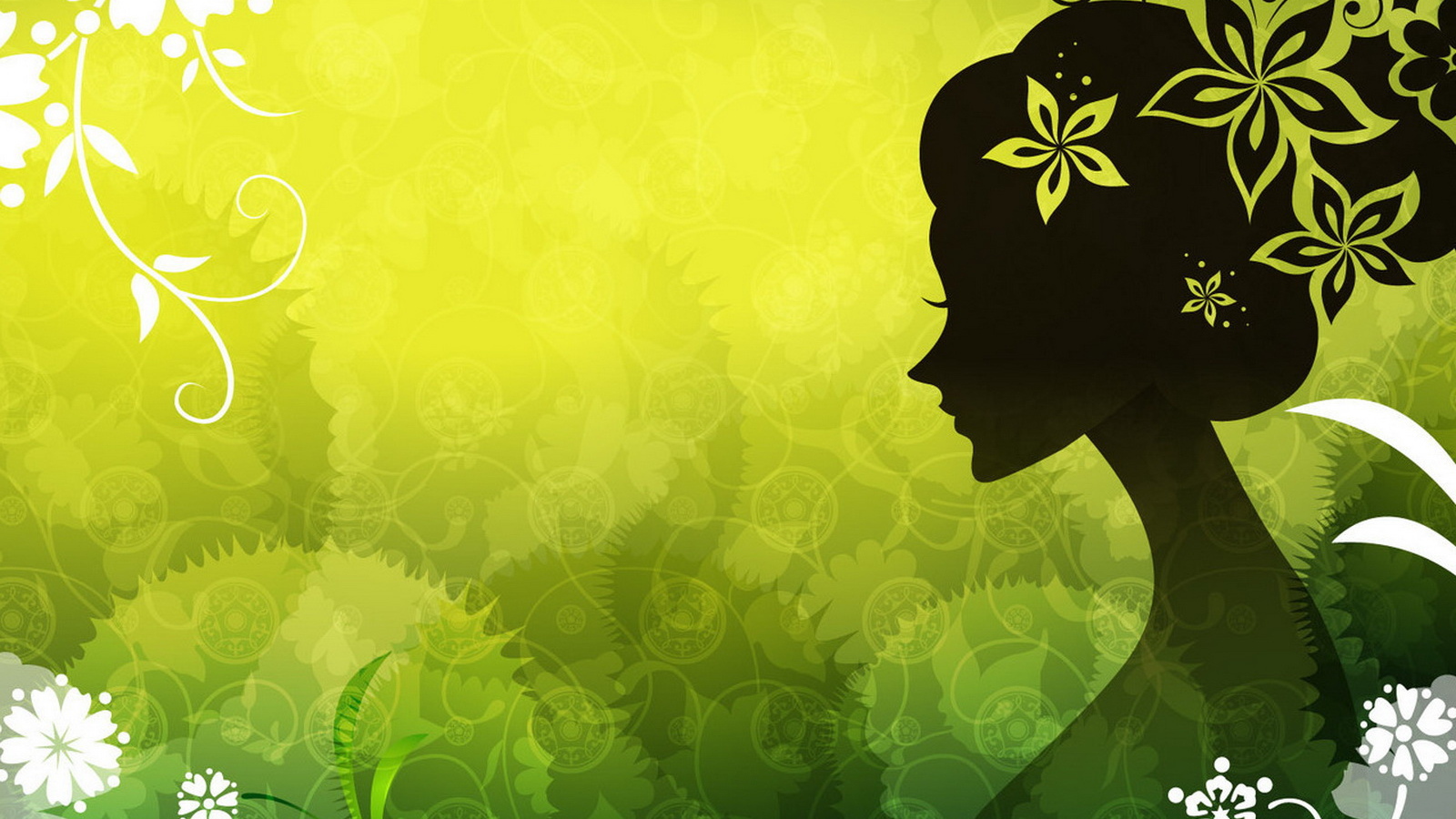 Женщина из цветов