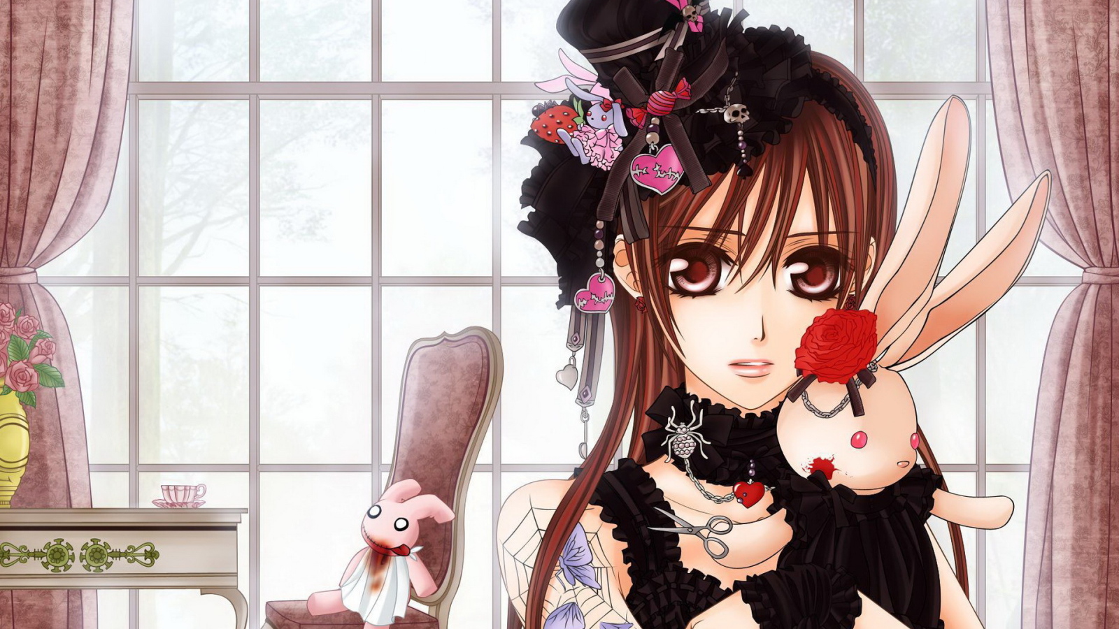 Девочка с игрушками