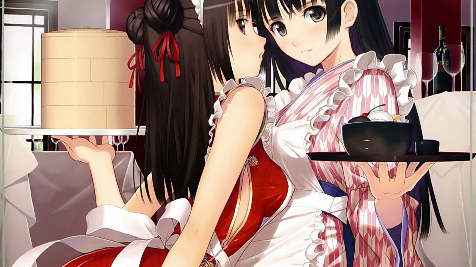 Девчонки - официантки