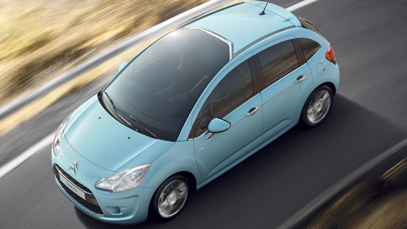 Ситроен С3 вид сверху