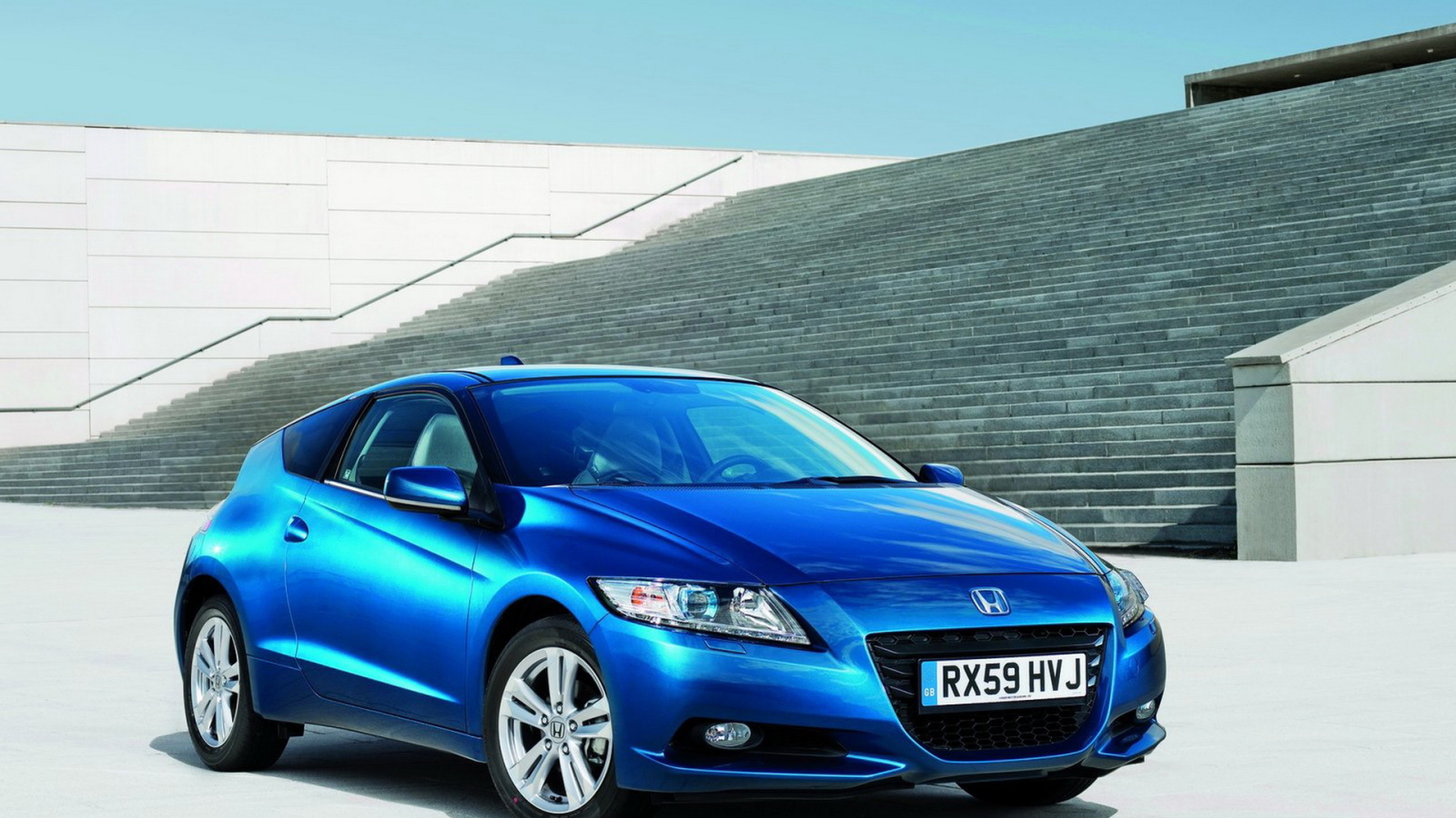 Хонда СR-Z в синем кузове