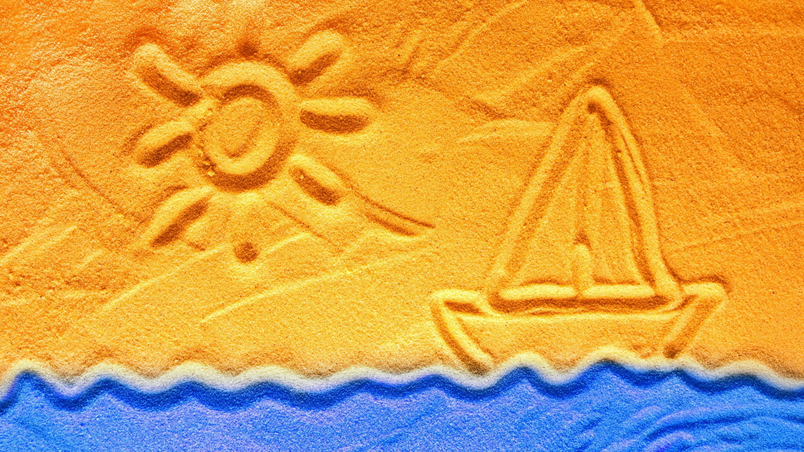 Песок и море