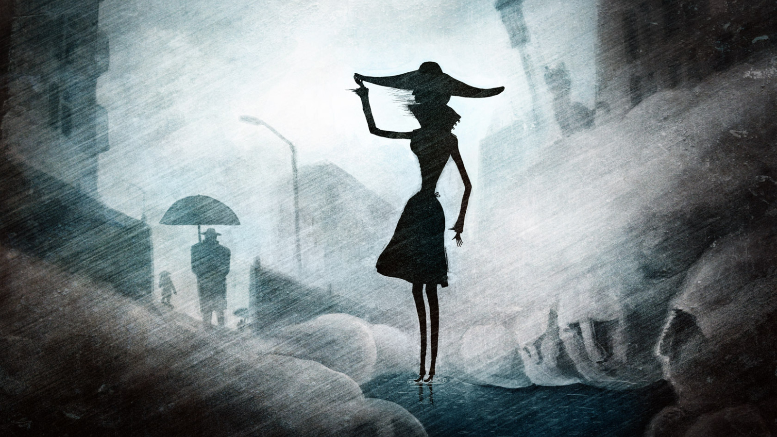 Сильный дождь