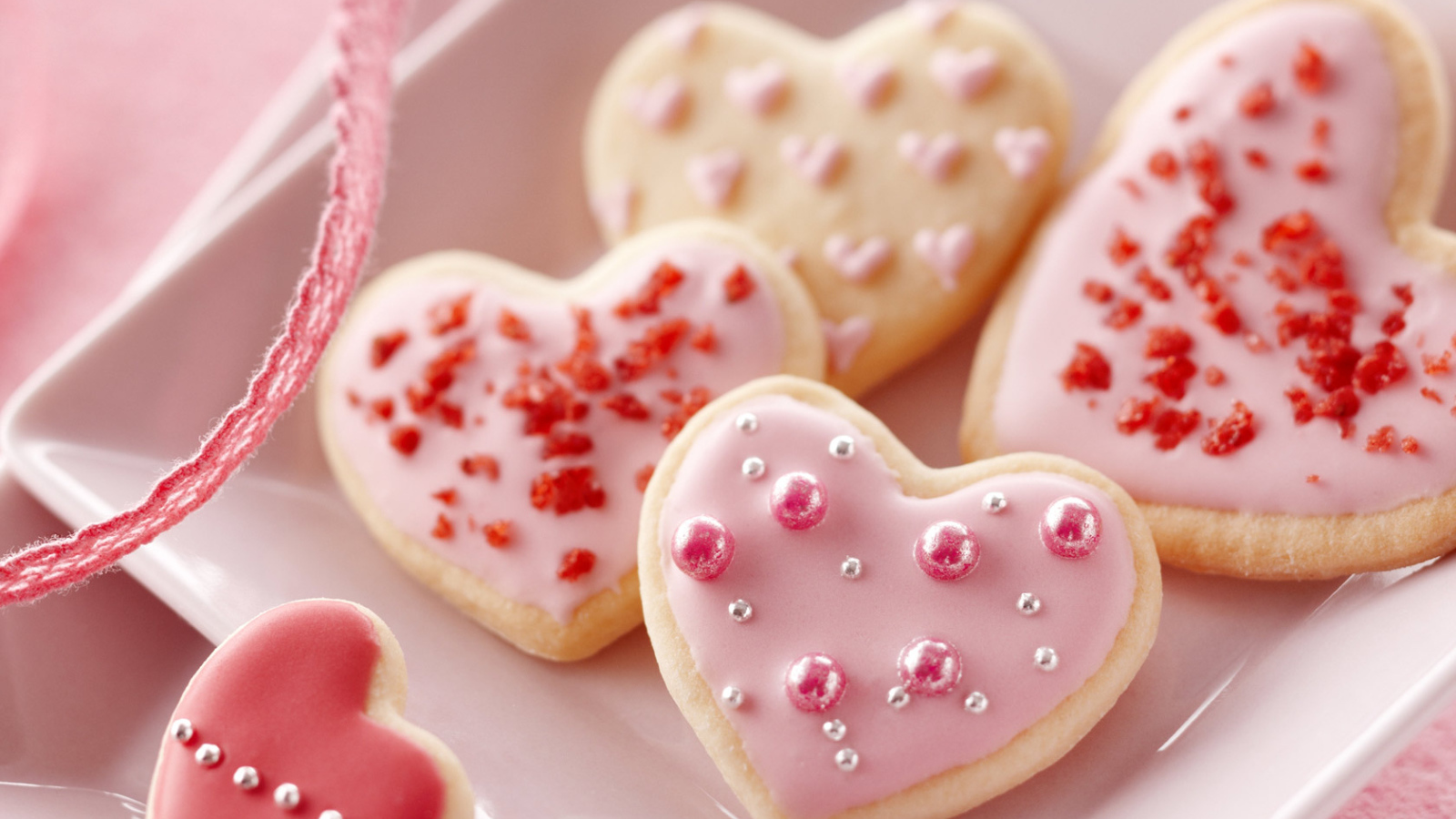 Печенье в форме сердца