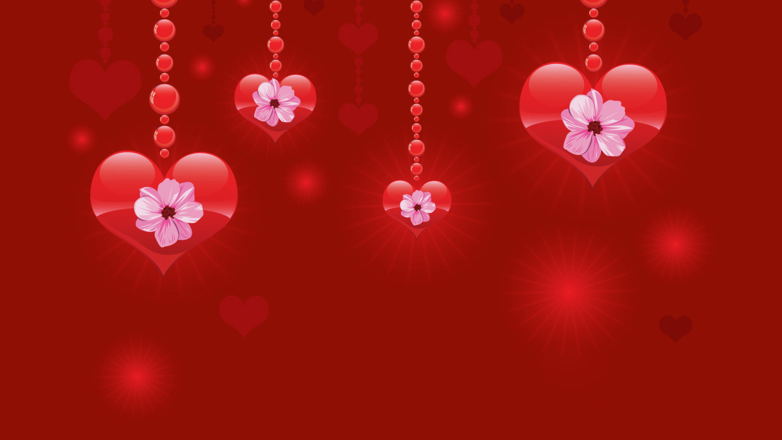 Сердца в День Влюбленных