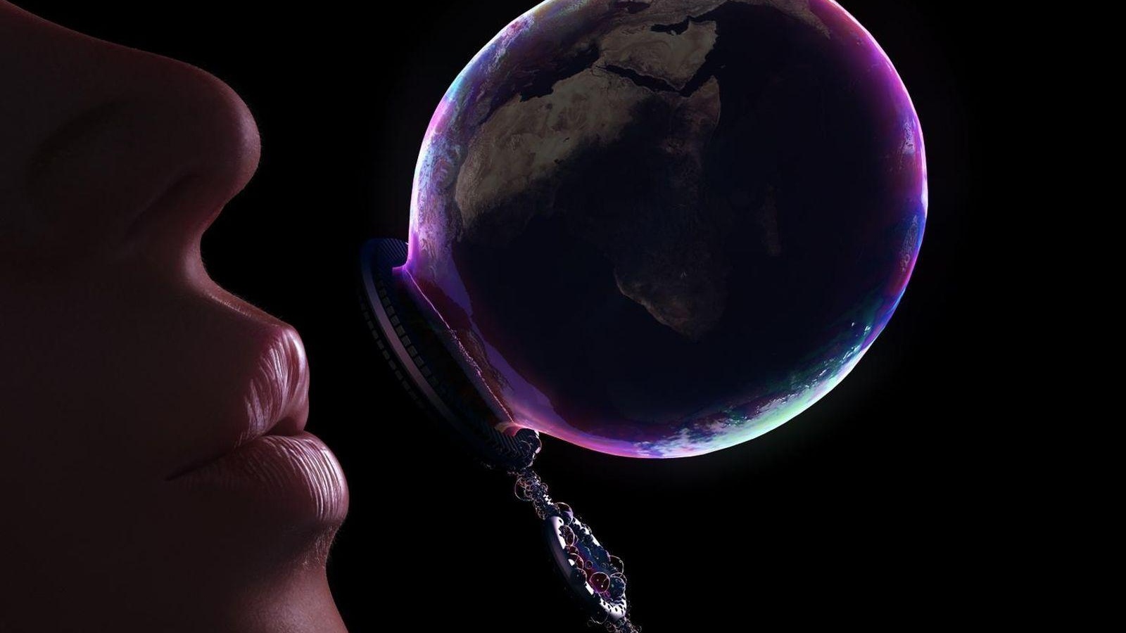 Мыльный пузырь Планета Земля