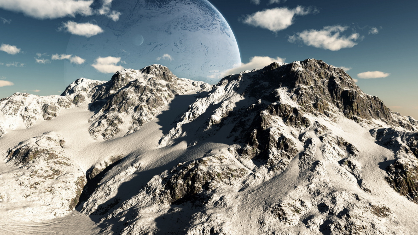 Горы и планета