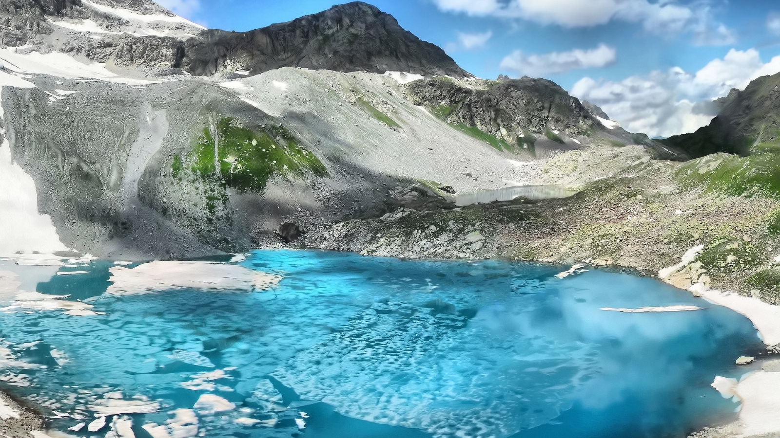 Озеро в горах