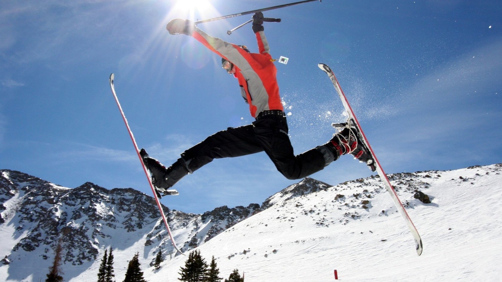 На горных лыжах