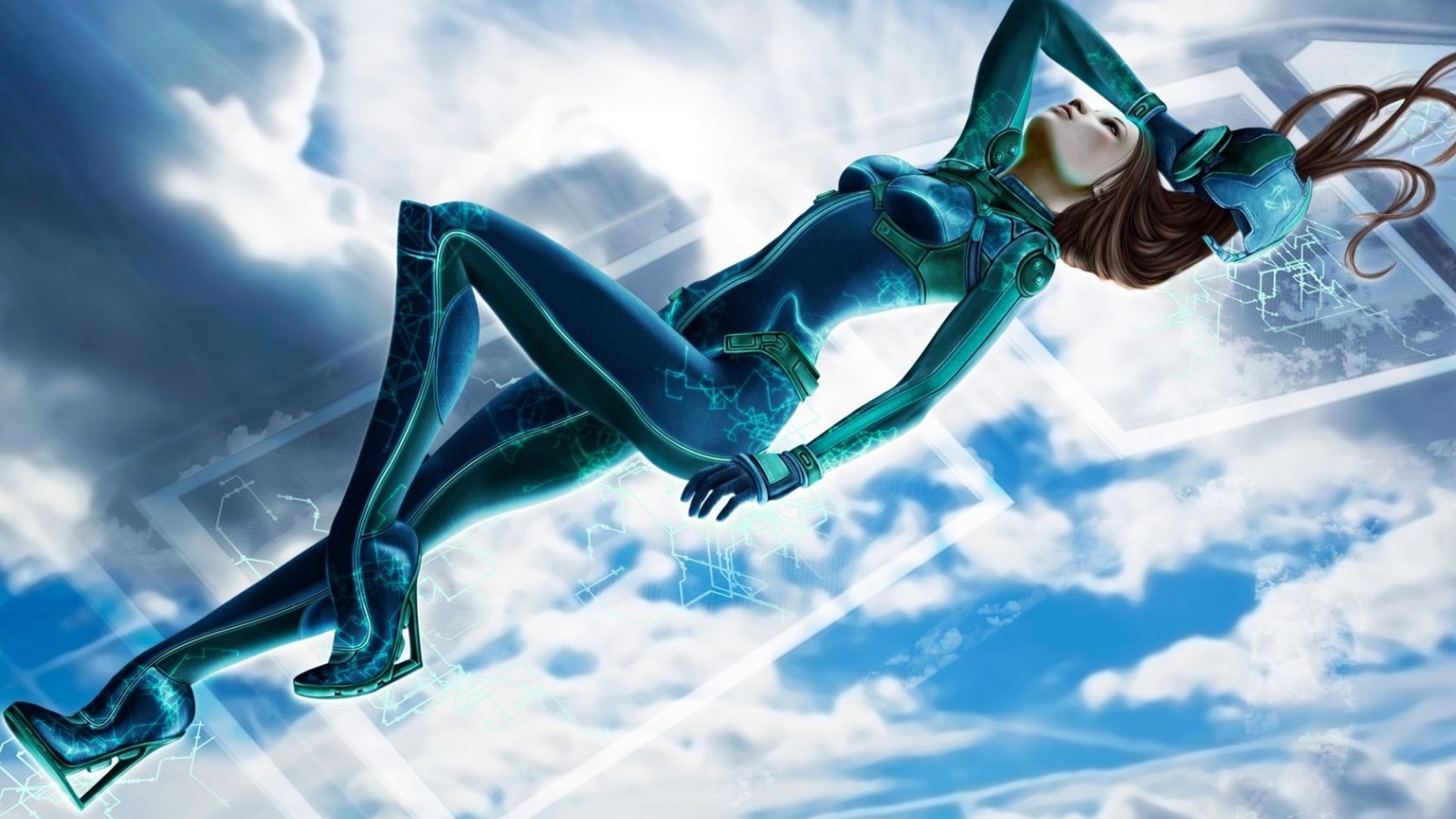 Девушка в облаках