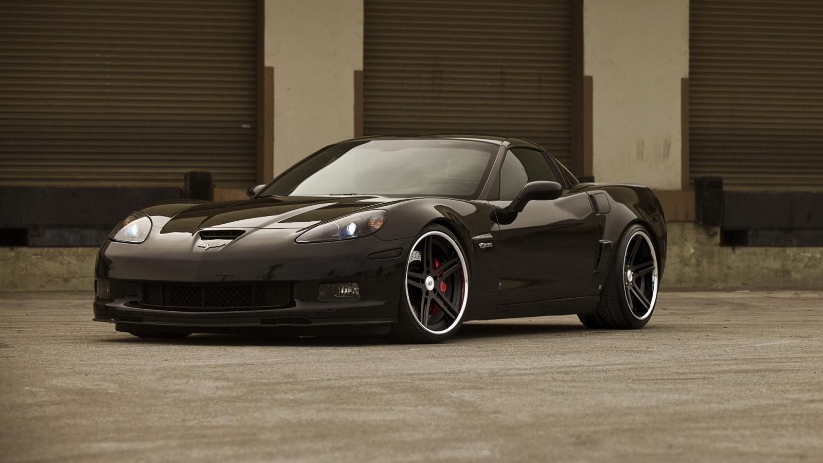 Chevrolet-Corvette Black