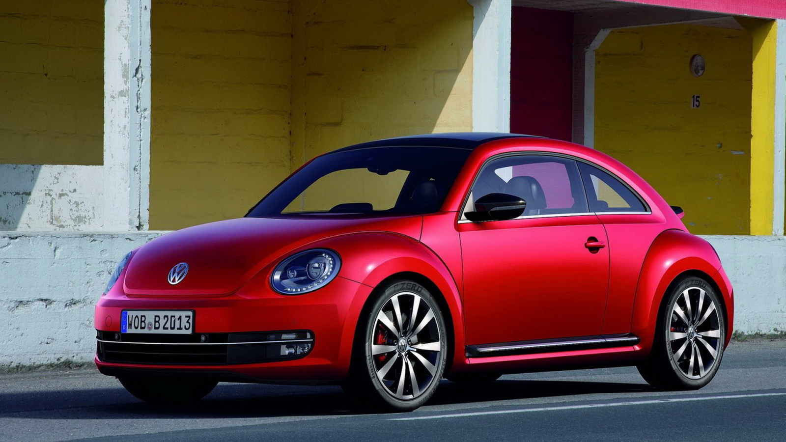 red Volkswagen-Beetle
