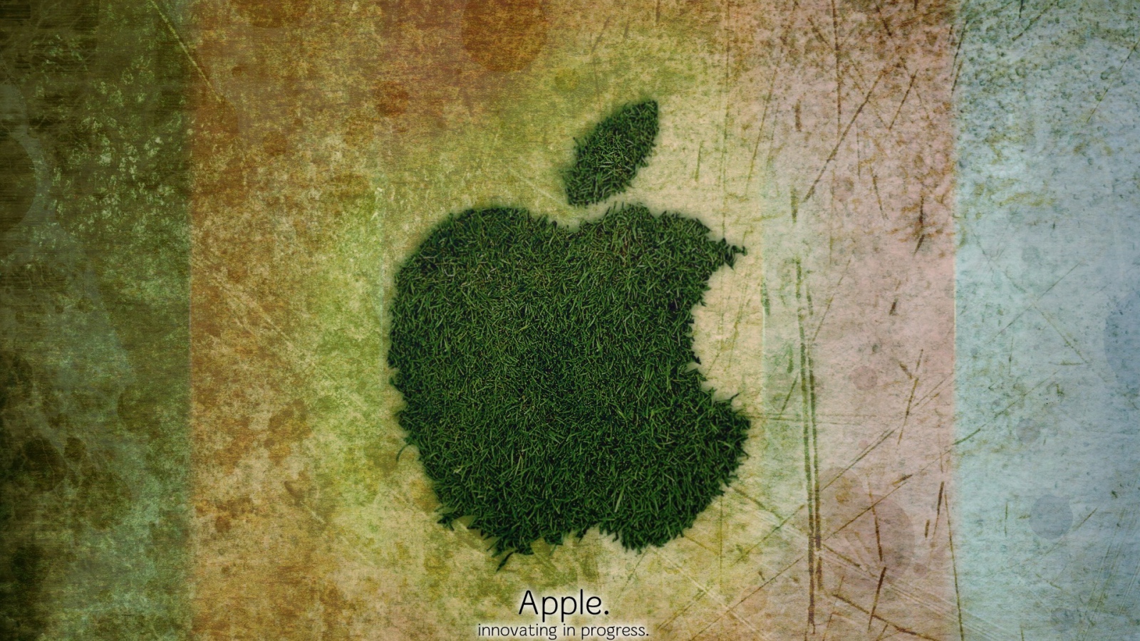 Apple, трава