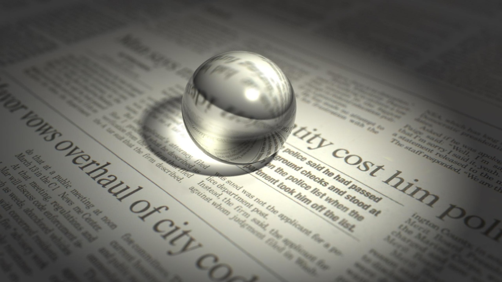 Стеклянный шар