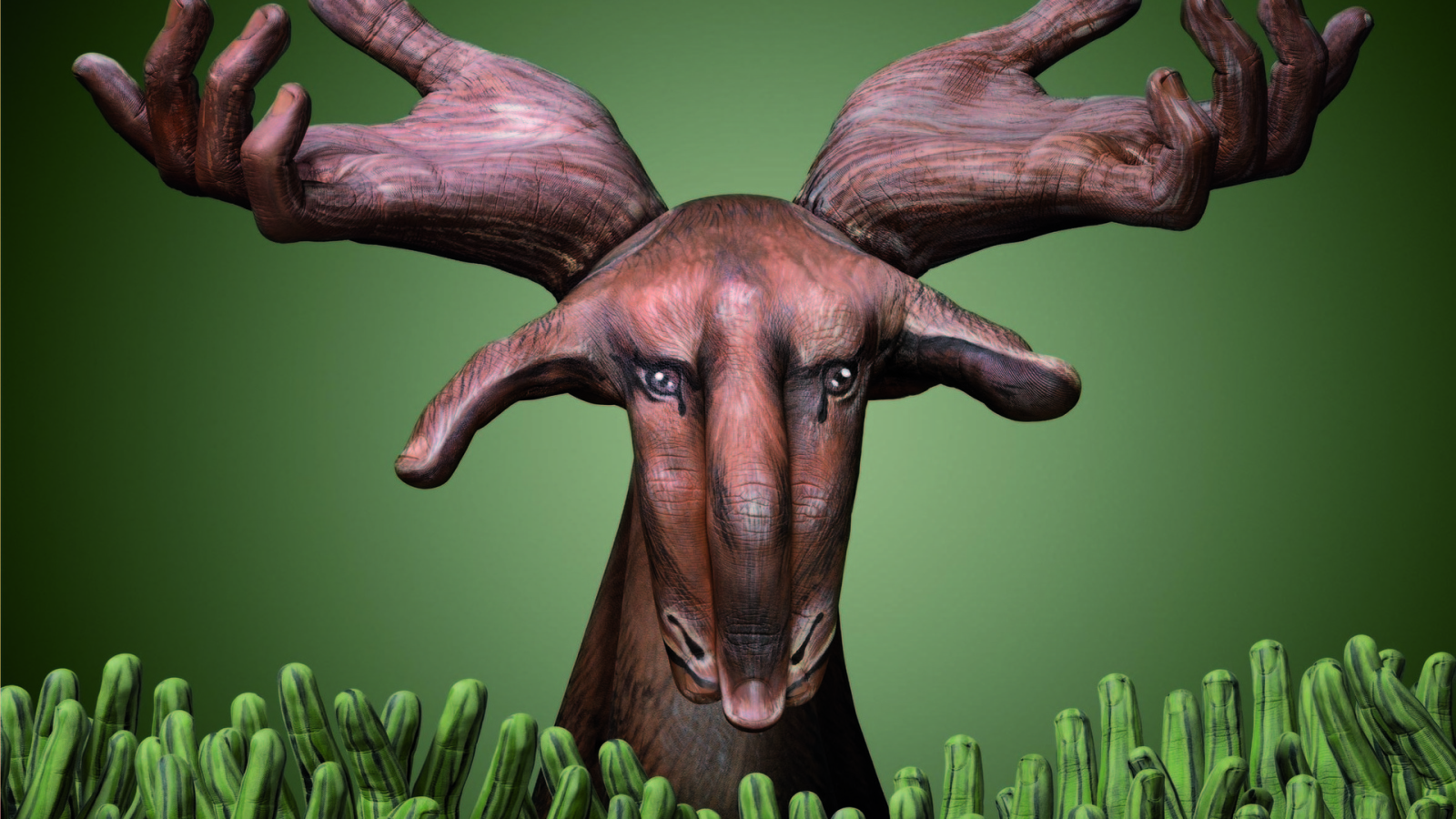 Лось из рук