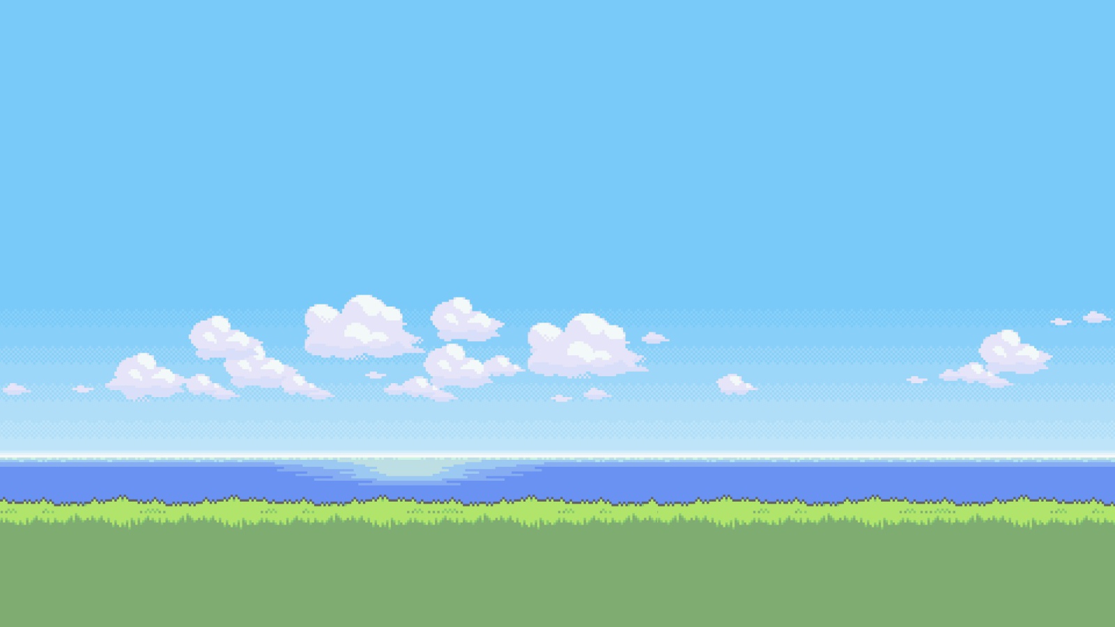 Голубое небо